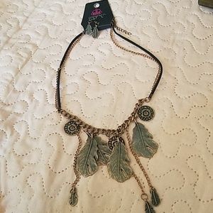 Necklace and earrings